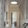 ZMH LED Deckenleuchte Wohnzimmer Ø21cm 12W Deckenlampe Rund für Flur Schlafzimmer, Augenschutz, LED fest integriert, 3000K Bild 3