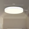 ZMH LED Deckenleuchte Wohnzimmer Ø21cm 12W Deckenlampe Rund für Flur Schlafzimmer, Augenschutz, LED fest integriert, 3000K Bild 2