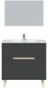 Badezimmer-Set >LOTTO< in Anthrazit-Grau/Eiche - 80x80x45 (BxHxT) Bild 5