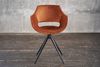 KAWOLA Stuhl ZAJA Esszimmerstuhl Velvet drehbar cognac 85 x 59 x 57 cm Bild 2