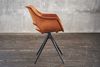 KAWOLA Stuhl ZAJA Esszimmerstuhl Velvet drehbar cognac 85 x 59 x 57 cm Bild 4