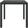vidaXL Gartentisch Schwarz 80x80x74 cm Aluminium und WPC 42790 Bild 3