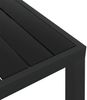 vidaXL Gartentisch Schwarz 80x80x74 cm Aluminium und WPC 42790 Bild 4