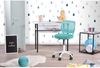 Homy Casa 2er Set Bürostuhl Lila Türkis Stoffsitz Ergonomisch Bild 2