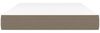 vidaXL Taschenfederkernmatratze Mittel Taupe 120x200x20 cm Stoff 347758 Bild 3