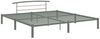 vidaXL Bettgestell Grau Metall 200x200 cm [284706] Bild 2