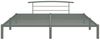 vidaXL Bettgestell Grau Metall 200x200 cm [284706] Bild 3