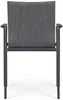 Gartenstuhl Enodo Aluminium gepolstert, stapelbar mit Armlehne, modern, anthrazit Bild 5