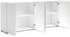 Sideboard >Mister< in weiss, Lack Hochglanz - 180x80x38cm (BxHxT) Bild 2