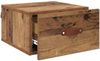 vidaXL Wandmontiertes Nachttischchen Altholz 35 x 35 x 20 cm 882335 Bild 5