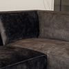 Bronx71 Ecksofa Memphis Samt anthrazit rechts Bild 5