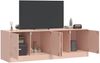 2 pcs TV-Schrank, Lowboard Rosa 67 x 39 x 44 cm Stahl Bild 3