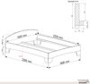 Holzbett (Fichte) "Rosi" 160 x 220 cm 38 cm mit Kopfteil Massivholzbett Bett Bild 5