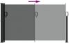 vidaXL Ausziehbare Seitenmarkise Anthrazit 120x600 cm 4004503 Bild 5