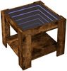vidaXL LED-Couchtisch Räuchereiche 53x53x45 cm Holzwerkstoff 847543 Bild 3