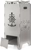 Moritz Feuerschale Feuerkorb 2mm Stahl 35x35x85 cm Steckbar für Garten Camping Outdoor Feuerstelle Feuertonne Totenkopf Schiff Anker Maritim Bild 4