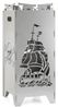 Moritz Feuerschale Feuerkorb 2mm Stahl 35x35x85 cm Steckbar für Garten Camping Outdoor Feuerstelle Feuertonne Totenkopf Schiff Anker Maritim Bild 2