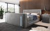 Boxspringbett Divalo mit TV Lift und Stauraum 140x200 Grau H4 (100kg+) Bild 2