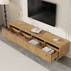 TV-Schrank 178 cm Holzoptik ,Lowboard mit 4 Schubladen aus MDF & Acryl, modernes Sideboard mit Kabeldurchlässen Bild 3