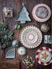BLOOMINGVILLE Yule Teller Bunt Steingut Bild 1