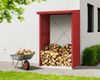 Hörmann Ecostar Metall Kaminholzregal Trend Typ 1, 123 x 103 cm, purpurrot, 123 x 103 x 198 cm (T x B x H) Bild 2