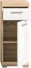 Badschrank Lambada - Sonoma Eiche / Weiß Hochglanz Bild 3