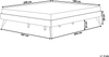 Bett mit Lattenrost BERRIC 180 x 200 cm Holz Heller Holzfarbton Bild 2