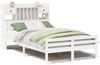 vidaXL Massivholzbett mit Regal ohne Matratze Weiß 135x190 cm Kiefer 3322254 Bild 2