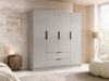Kleiderschrank Sozor I (Farbe: Cashmere / Cashmere + Schwarz) Bild 2