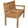 Gartenbank Arezzo Teak Massivholz - Breite: XXL extra stark 150 cm Bild 3