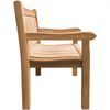 Gartenbank Arezzo Teak Massivholz - Breite: XXL extra stark 150 cm Bild 2