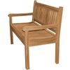 Gartenbank Arezzo Teak Massivholz - Breite: XXL extra stark 150 cm Bild 4
