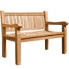 Gartenbank Arezzo Teak Massivholz - Breite: XXL extra stark 150 cm Bild 5