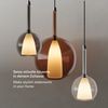 s.luce Belluna Galerieleuchte 3-flammig Ø 40cm Baldachin Rauch Ø 24cm Bild 3