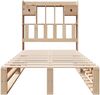 vidaXL Massivholzbett mit Regal ohne Matratze 90x190 cm Kiefer 3323977 Bild 4