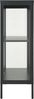 vidaXL Sideboard Anthrazit 75x35x105 cm Stahl und Glas 336072 Bild 4