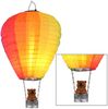 2x LED Solarleuchte, Heißluftballon, Feuer Effekt, IP44 Bild 3