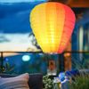 2x LED Solarleuchte, Heißluftballon, Feuer Effekt, IP44 Bild 2