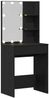 vidaXL Schminktisch mit Regal Schwarz Eichen-Optik 60 x 40 x 140 cm 862780 Bild 4