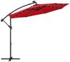 SONGMICS Sonnenschirm, Ø 300 cm,LED-Solar-Beleuchtung,UPF 50+,mit Ständer Bild 5