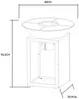 Vente-unique - IGNOS Küche Outdoor Metall Schwarz - B 80 cm x H 95 cm x L 80 cm Bild 5