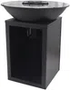 Vente-unique - IGNOS Küche Outdoor Metall Schwarz - B 80 cm x H 95 cm x L 80 cm Bild 3