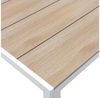IDIMEX Gartentisch MONDELLO, Terrassentisch wetterfest 150x90 cm Weiß Bild 4