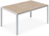 IDIMEX Gartentisch MONDELLO, Terrassentisch wetterfest 150x90 cm Weiß Bild 3
