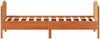 vidaXL Massivholzbett ohne Matratze Wachsbraun 90x200 Kiefernholz 842569 Bild 5