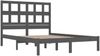 vidaXL Massivholzbett Grau Kiefer 200x200 cm [3104500] Bild 4