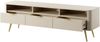Selsey 'Oval' TV-Lowboard mit 3 Schubladen, beige, ca. 49 x 162 x 38 cm Bild 4