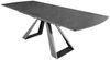 riess-ambiente Esstisch CONCORD 180-230cm graphit – Keramikplatte, schwarzes Metallgestell (Einzelartikel, 1-St), ausziehbar für flexible Nutzung – ideal für 6–10 Personen Bild 2