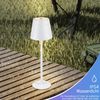 ZMH Kabellose Akku-Nachttischlampe – RGB LED 2600mhA wiederaufladbare Outdoor-Tischlampe, Touch-dimmbar, weiße USB-Akkulampe Bild 5
