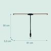 Relaxdays Klemmbare Schreibtischlampe LED 61 cm Bild 4